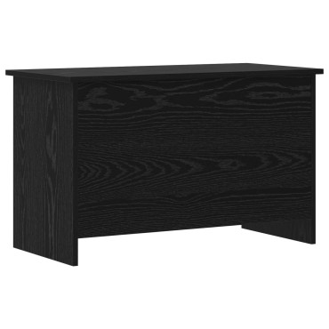 vidaXL Θήκη Αποθήκευσης Μαύρη Δρυς 80x40x50cm Επεξεργασμένο Ξύλο