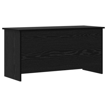 vidaXL Θήκη Αποθήκευσης Μαύρη Δρυς 100x40x50cm Επεξεργασμένο Ξύλο