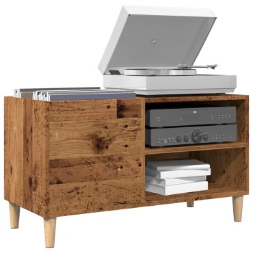 vidaXL Δισκοθήκη Παλιό Ξύλο 84,5x38x48cm από Επεξεργασμένο Ξύλο 1 τεμ.