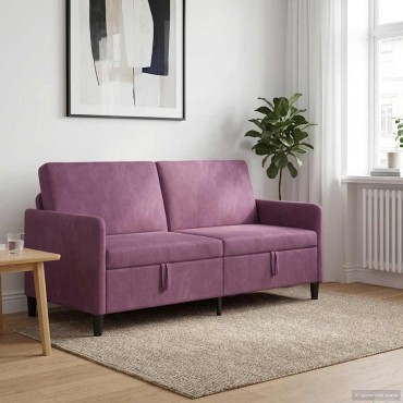 vidaXL Καναπές με Αποθήκευση Μοβ 172x78x87cm Πολυεστέρας