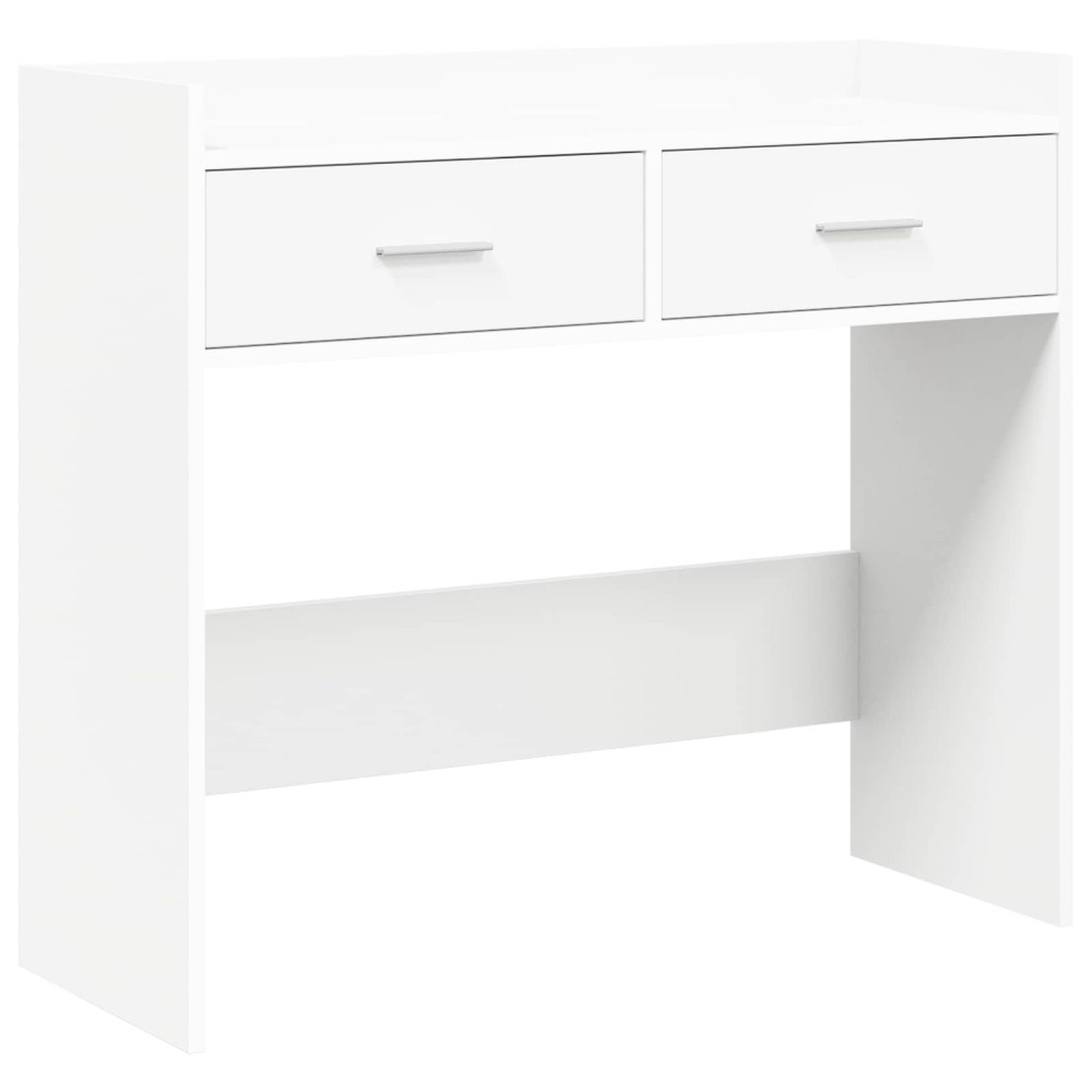 vidaXL Τραπέζι κονσόλας Λευκό 90x35x80cm Επεξεργασμένο Ξύλο