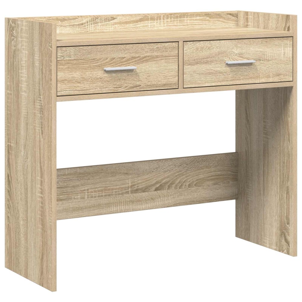 vidaXL Τραπέζι κονσόλας Sonoma Δρυς 90x35x80cm Επεξεργασμένο Ξύλο