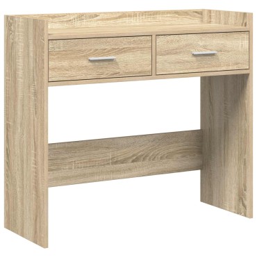 vidaXL Τραπέζι κονσόλας Sonoma Δρυς 90x35x80cm Επεξεργασμένο Ξύλο