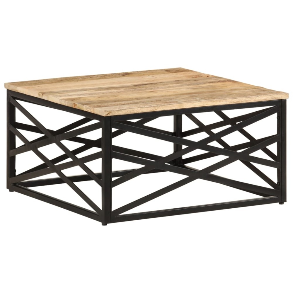 vidaXL Τραπεζάκι Σαλονιού 68x68x35cm από Μασίφ Ξύλο Μάνγκο 1 τεμ.