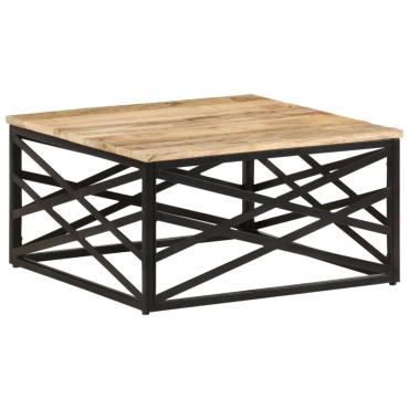 vidaXL Τραπεζάκι Σαλονιού 68x68x35cm από Μασίφ Ξύλο Μάνγκο 1 τεμ.