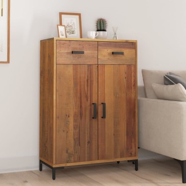 vidaXL Παπουτσοθήκη 75x40x110cm από Μασίφ Ξύλο Πεύκου