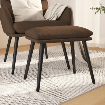 vidaXL Υποπόδιο Καφέ 45x29,5x35cm Υφασμάτινο 1 τεμ.