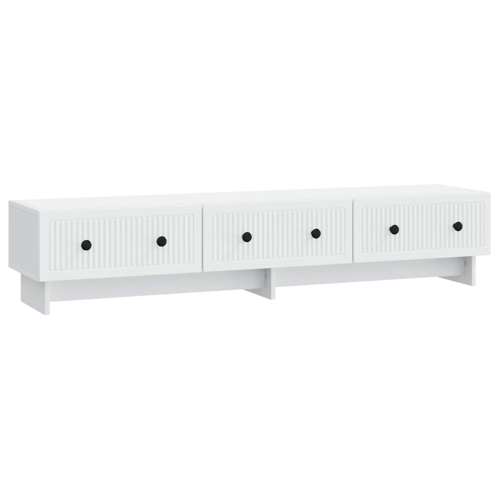 vidaXL Ντουλάπι TV Λευκό 147x34,5x30cm Επεξεργασμένο Ξύλο