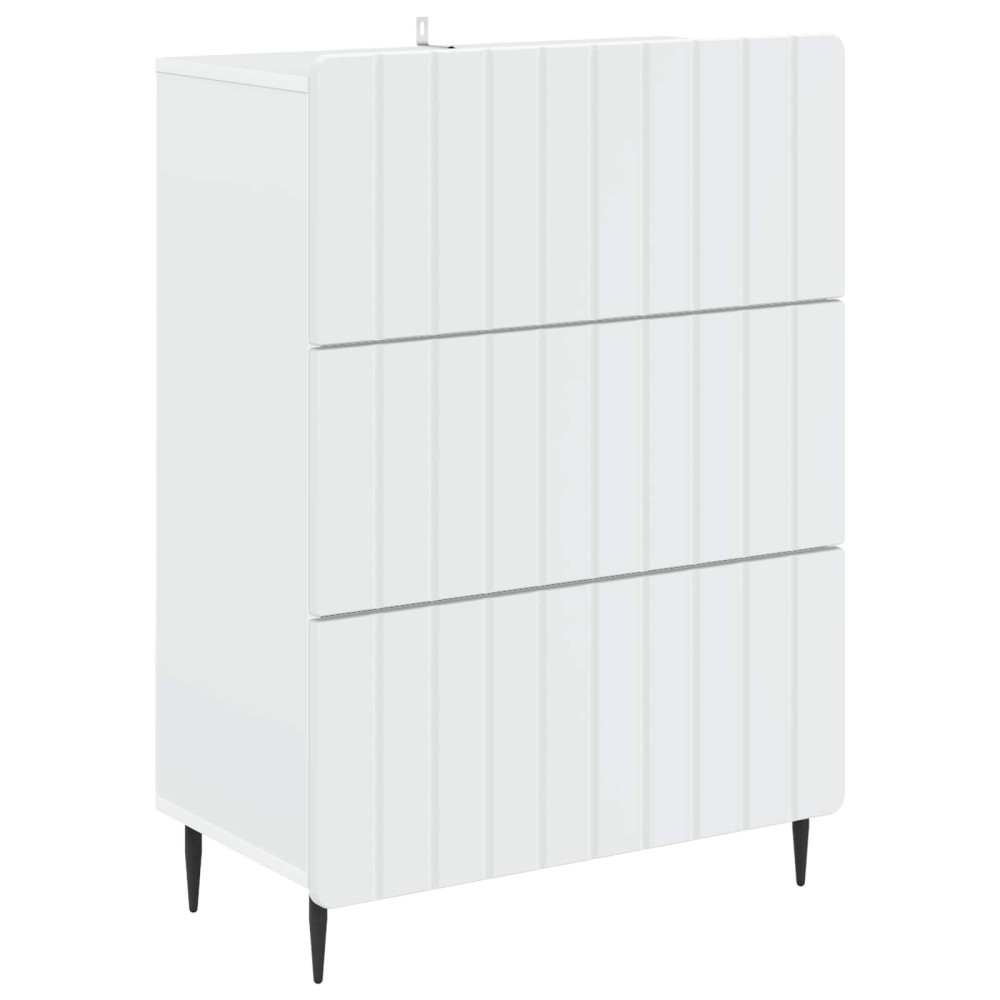 vidaXL Ντουλάπι με Συρτάρια Λευκό 66x34,5x92cm 1 τεμ.
