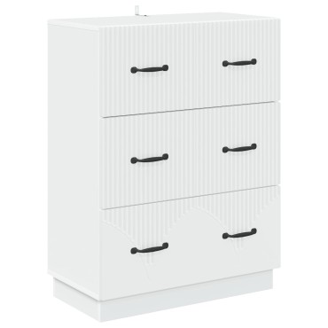 vidaXL Ντουλάπι με Συρτάρια Λευκό 66x34,5x87cm 1 τεμ.