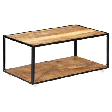 vidaXL Τραπεζάκι Σαλονιού 90x50x40cm από Μασίφ Ανακυκλωμένο Ξύλο 1 τεμ.