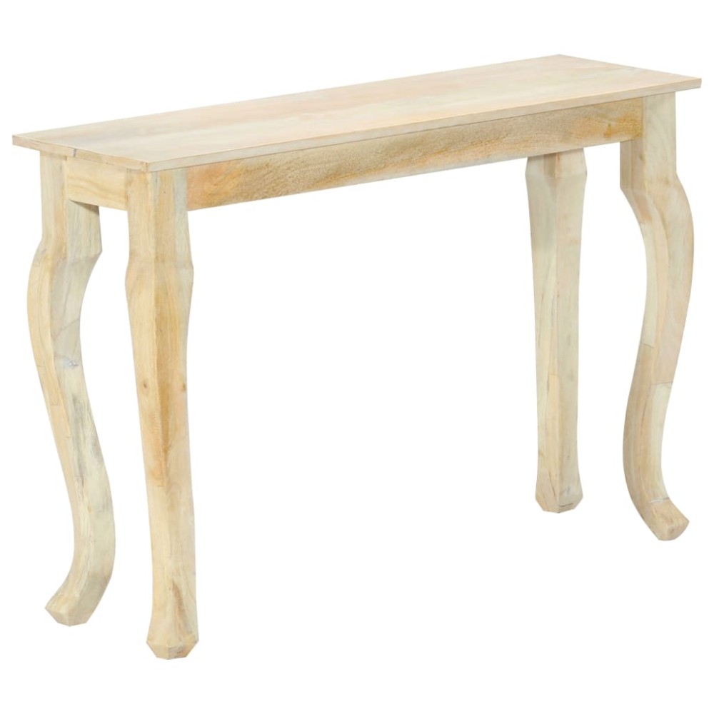 vidaXL Κονσόλα Τραπεζιού 110x35x77cm από Μασίφ Ξύλο Μάνγκο