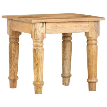 vidaXL Βοηθητικό Τραπεζάκι 43x43x40cm από Μασίφ Ξύλο Μάνγκο