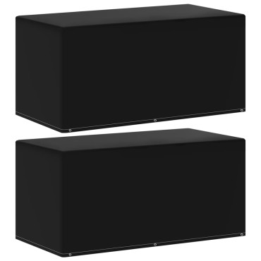 vidaXL Καλύμματα Επίπλων Κήπου 2 τεμ. με 6 Οπές 160x80x75cm