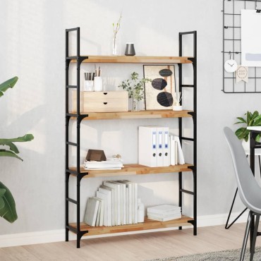 vidaXL Ράφια Πλωτά 2 τεμ. 80x20x4cm από Μασίφ Ξύλο Ακακίας με Φινίρισμα Λαδιού