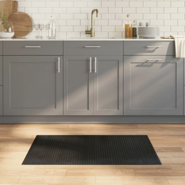 vidaXL Χαλί Ορθογώνιο Μαύρο 60x100cm από Μπαμπού