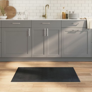 vidaXL Χαλί Ορθογώνιο Γκρι 60x100cm από Μπαμπού