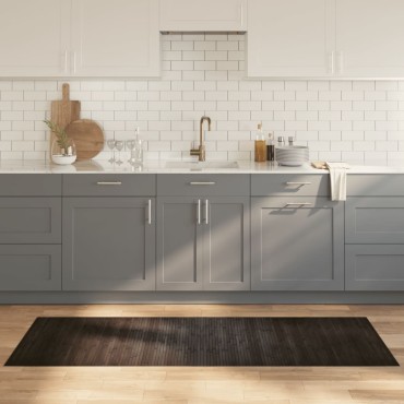 vidaXL Χαλί Ορθογώνιο Σκούρο Καφέ 70x200cm από Μπαμπού