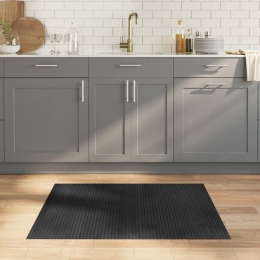 vidaXL Χαλί Ορθογώνιο Γκρι 80x100cm από Μπαμπού