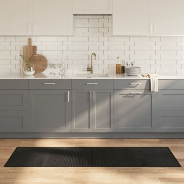 vidaXL Χαλί Ορθογώνιο Μαύρο 60x200cm από Μπαμπού