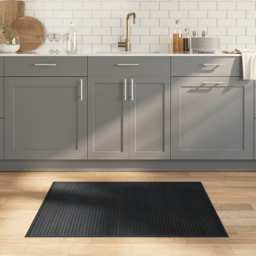 vidaXL Χαλί Ορθογώνιο Γκρι 80x100cm από Μπαμπού