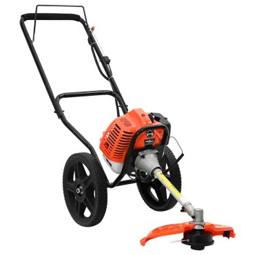 vidaXL Θαμνοκοπτικό με Ρόδες Πορτοκαλί 52 cc 1,45 kW