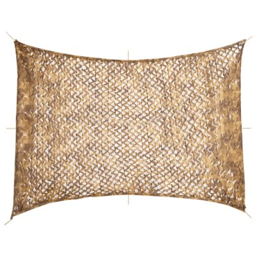 vidaXL Δίχτυ Καμουφλάζ με Τσάντα Αποθήκευσης 516x400 εκ. Άμμος
