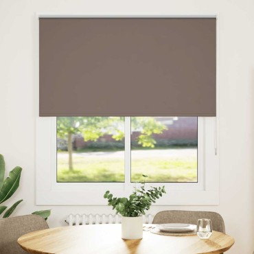vidaXL Στόρι Συσκότισης Καφέ 135x175 εκ. Πλάτος Υφάσματος 131,6 εκ. Πολυεστέρας