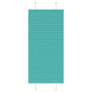 vidaXL Πλισέ Στόρι Πετρόλ Πράσινο 60x150 εκ. Πλάτος Υφάσματος 59,4 εκ. Πολυεστέρας
