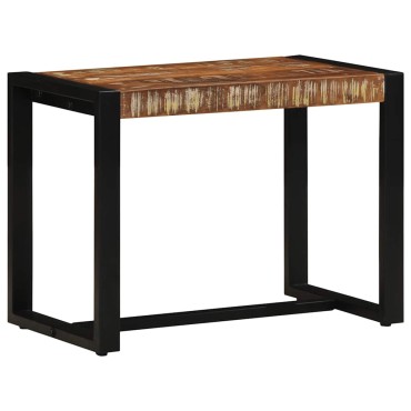 vidaXL Πάγκος Πολύχρωμος 60x35x45cm από Μασίφ Ξύλο Ανακυκλωμένου Ξύλου 1 τεμ.