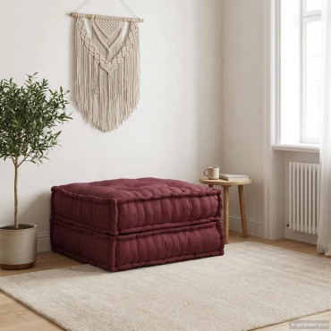vidaXL Μοντέρνο Καναπέ Σετ Καφέ 70x70x36 Ύφασμα 70x70x36cm