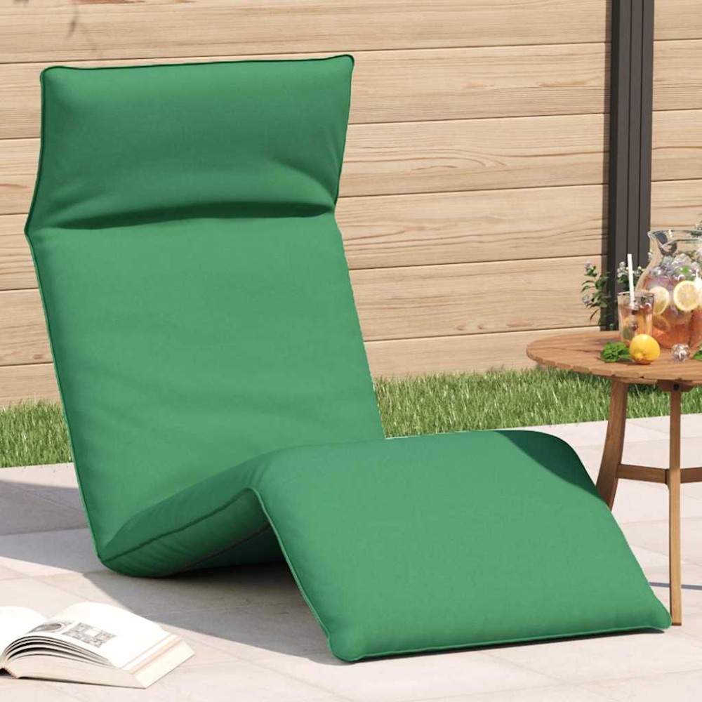 vidaXL Ξαπλώστρα Πτυσσόμενη Πράσινη 175x54x8,5cm από Ύφασμα Oxford 1 τεμ.