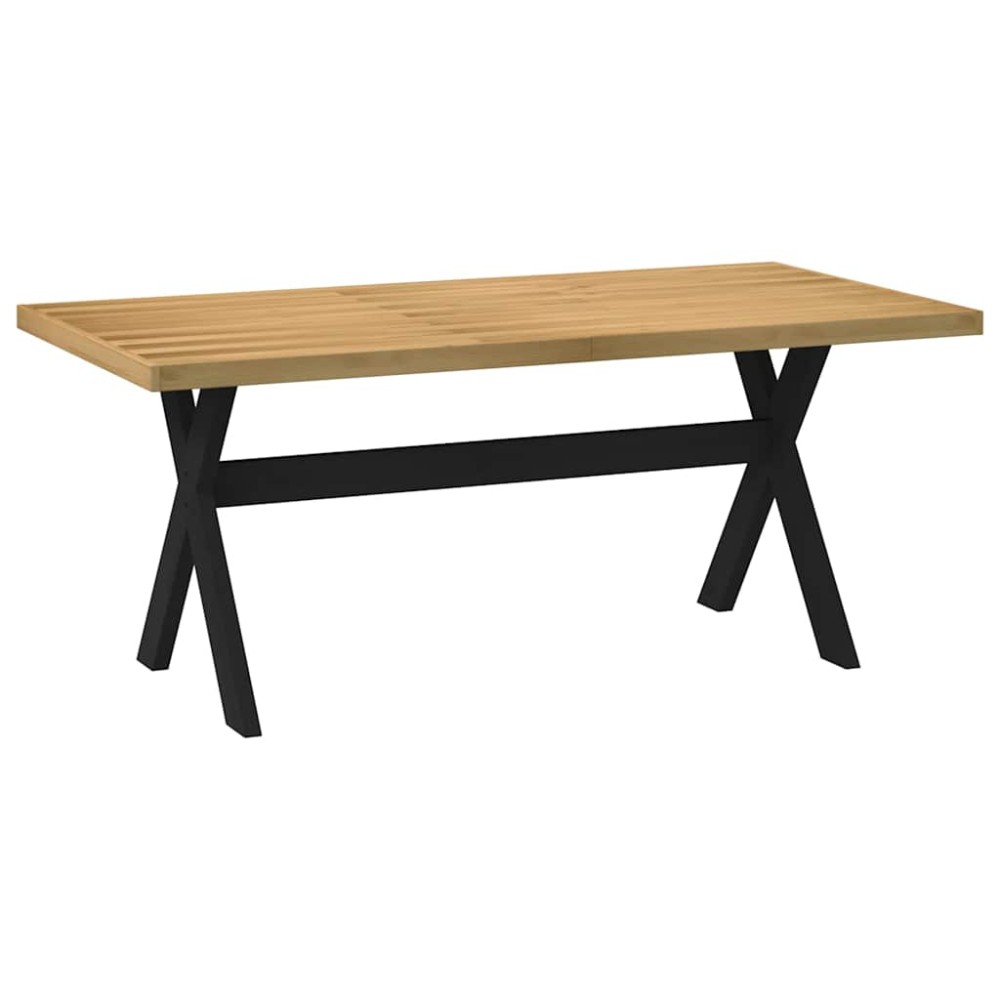 vidaXL Τραπεζαρία NOAIN με Πόδια σε Σχήμα Χ 180x90x75cm από Μασίφ Ξύλο Πεύκου 1 τεμ. vidaXL Τραπεζαρία NOAIN με Πόδια σε Σχήμα Χ 180x90x75cm από Μασίφ Ξύλο Πεύκου 1 τεμ.