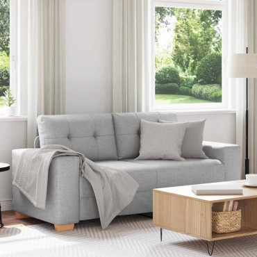 vidaXL Διθέσιος Καναπές Cloud Γκρι 180x77x82cm Υφασμάτινος
