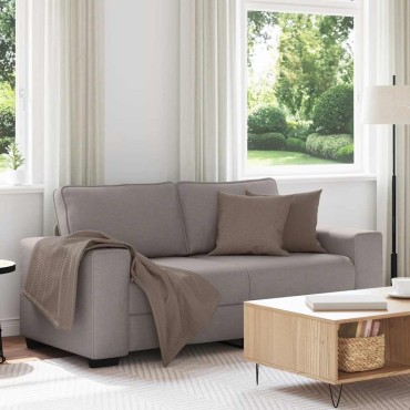 vidaXL Διθέσιος Καναπές Μπεζ 180x77x82cm Ύφασμα