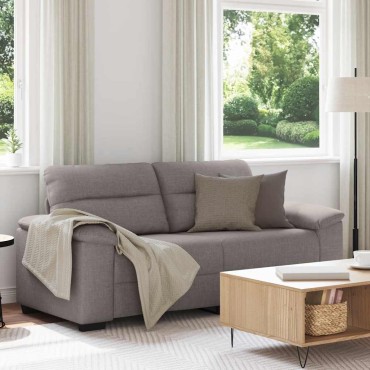 vidaXL Διθέσιος Καναπές Μπεζ 180x81x84cm Ύφασμα