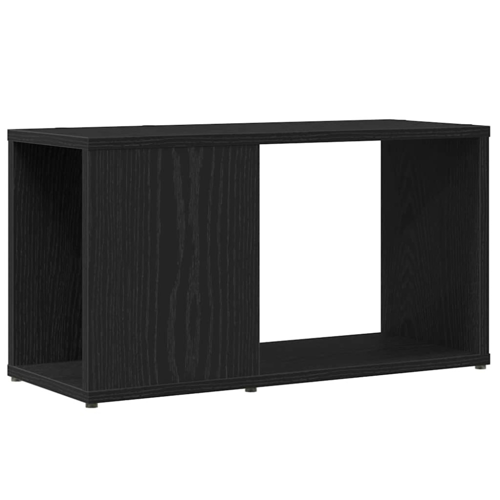 vidaXL Έπιπλο Τηλεόρασης Μαύρο Δρυς 60x24x32cm από Τεχνητό Ξύλο