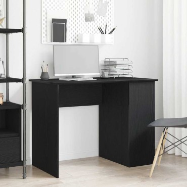 vidaXL Γραφείο Μαύρη Δρυς 100x55x75cm από Τεχνητό Ξύλο 1 τεμ.
