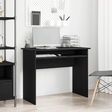 vidaXL Γραφείο Μαύρη Δρυς 90x50x74cm από Τεχνητό Ξύλο 1 τεμ.