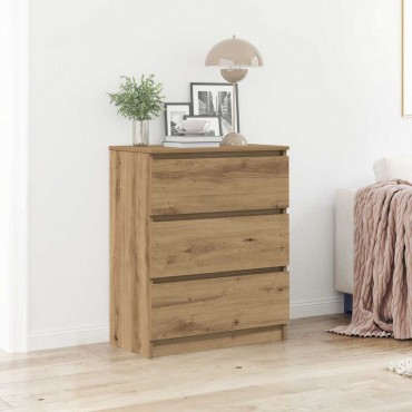 vidaXL Μπουφές από Τεχνητό Δρυ 60x35x76cm από Τεχνητό Ξύλο 1 τεμ.