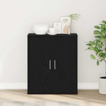vidaXL Μπουφές Μαύρης Δρυός 60x31x70cm από Τεχνητό Ξύλο 1 τεμ.