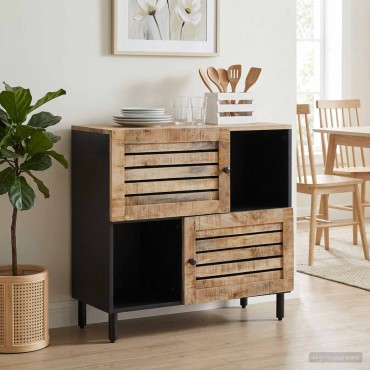 vidaXL Ντουλάπες Αποθήκευσης Καφέ 80x33,5x75cm Στερεό ξύλο μάνγκο