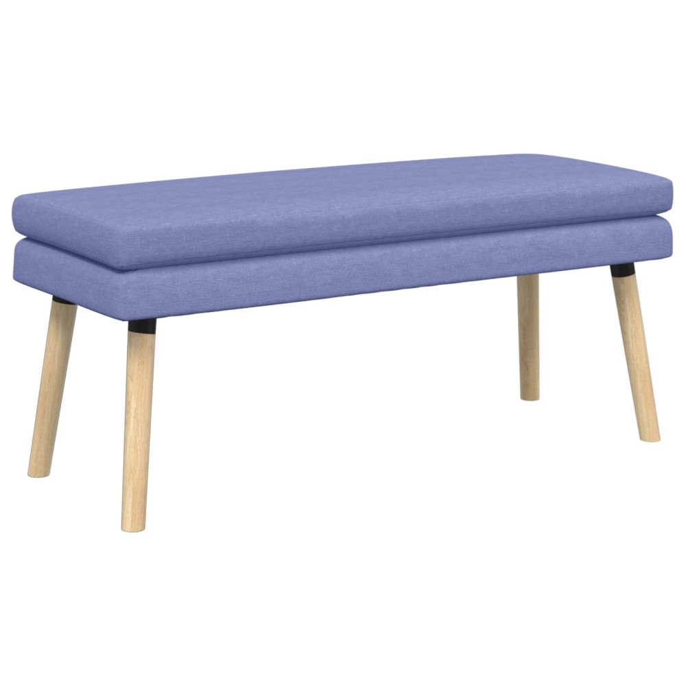 vidaXL Διπλή Επίστρωση Πάγκος Μπλε τζην 110x40x47cm Ύφασμα