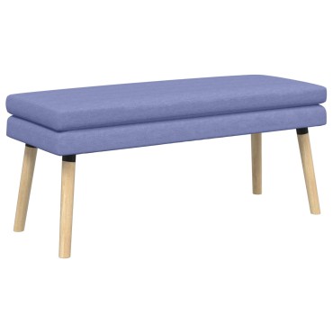 vidaXL Διπλή Επίστρωση Πάγκος Μπλε τζην 110x40x47cm Ύφασμα