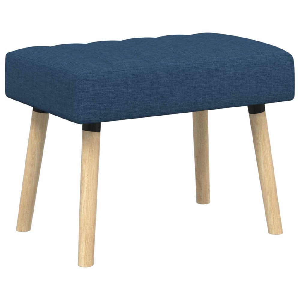 vidaXL Πάγκος με Καναλεύματα Μπλε 60x40x45cm Ύφασμα 1 τεμ.