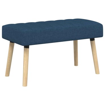 vidaXL Πάγκος με Καναλεύματα Μπλε 80x40x46cm Ύφασμα 1 τεμ.