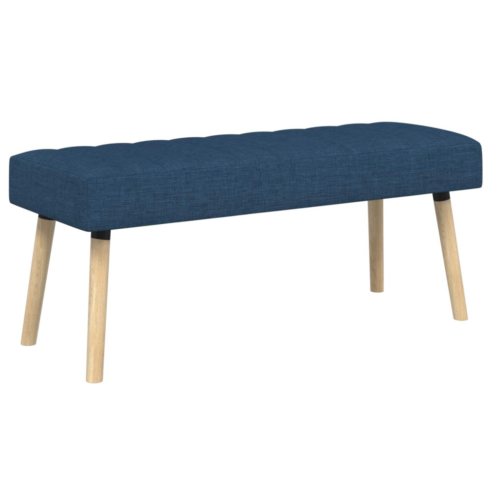vidaXL Πάγκος με Καναλεύματα Μπλε 110x40x46cm Ύφασμα 1 τεμ.