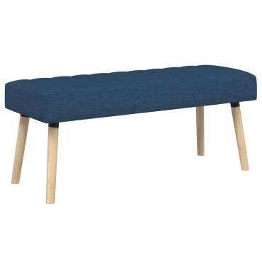vidaXL Πάγκος με Καναλεύματα Μπλε 110x40x46cm Ύφασμα 1 τεμ.