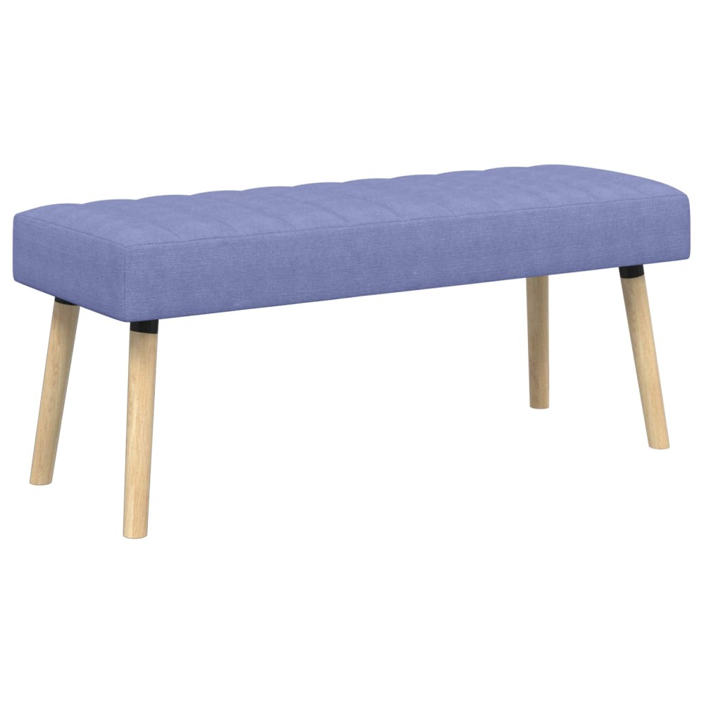 vidaXL Πάγκος με Καναλεύματα Μπλε τζην 110x40x46cm Ύφασμα 1 τεμ.