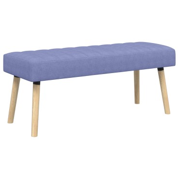 vidaXL Πάγκος με Καναλεύματα Μπλε τζην 110x40x46cm Ύφασμα 1 τεμ.